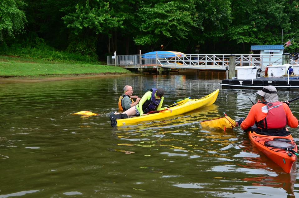 Assisting beginners at Gear Day