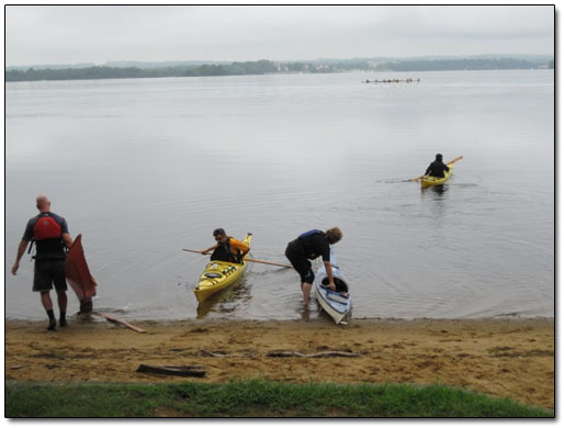 Dubside's Clinic heading out onto the water